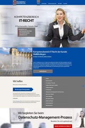 Webdesign für IT-Fachanwalt München