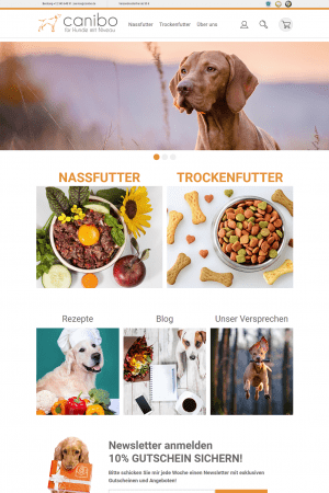 Webdesign für Canibo