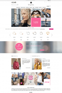 Webdesign zum Thema Lizas