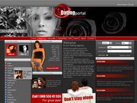 Webdesign Thema "Dating portal"