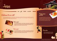 Webdesign Thema "Japan Restaurant"