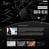 Webdesign zum Thema Jets