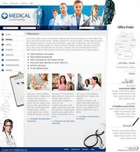 Webdesign zum Thema Medical Community