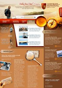 Webdesign Thema "Abenteuer Reisen"