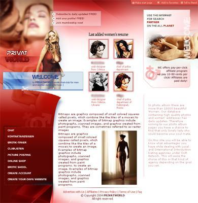 Webdesign Thema "Erotik"