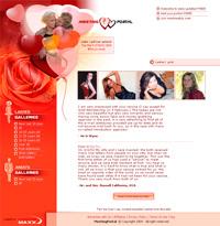 Webdesign Thema "Heiratsagentur"