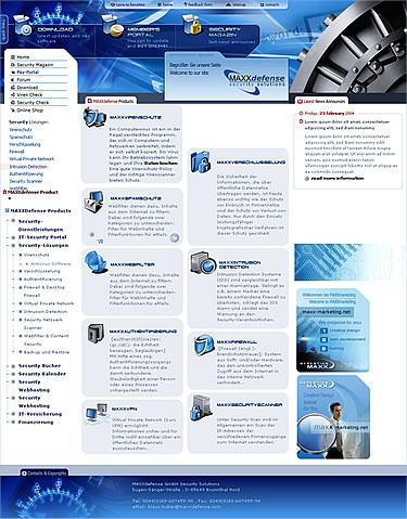 Webdesign Thema "IT-Security"